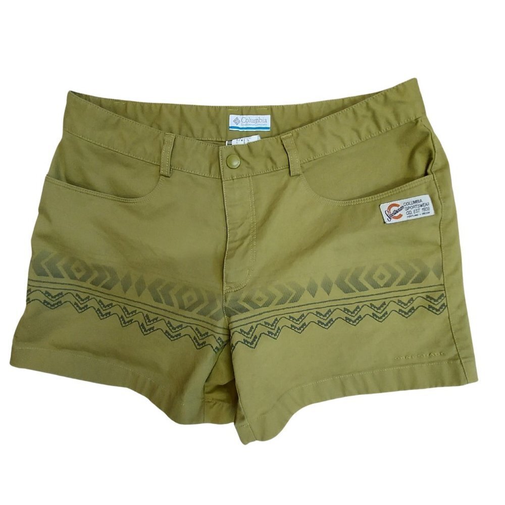 Columbia Olive Green Women Shorts